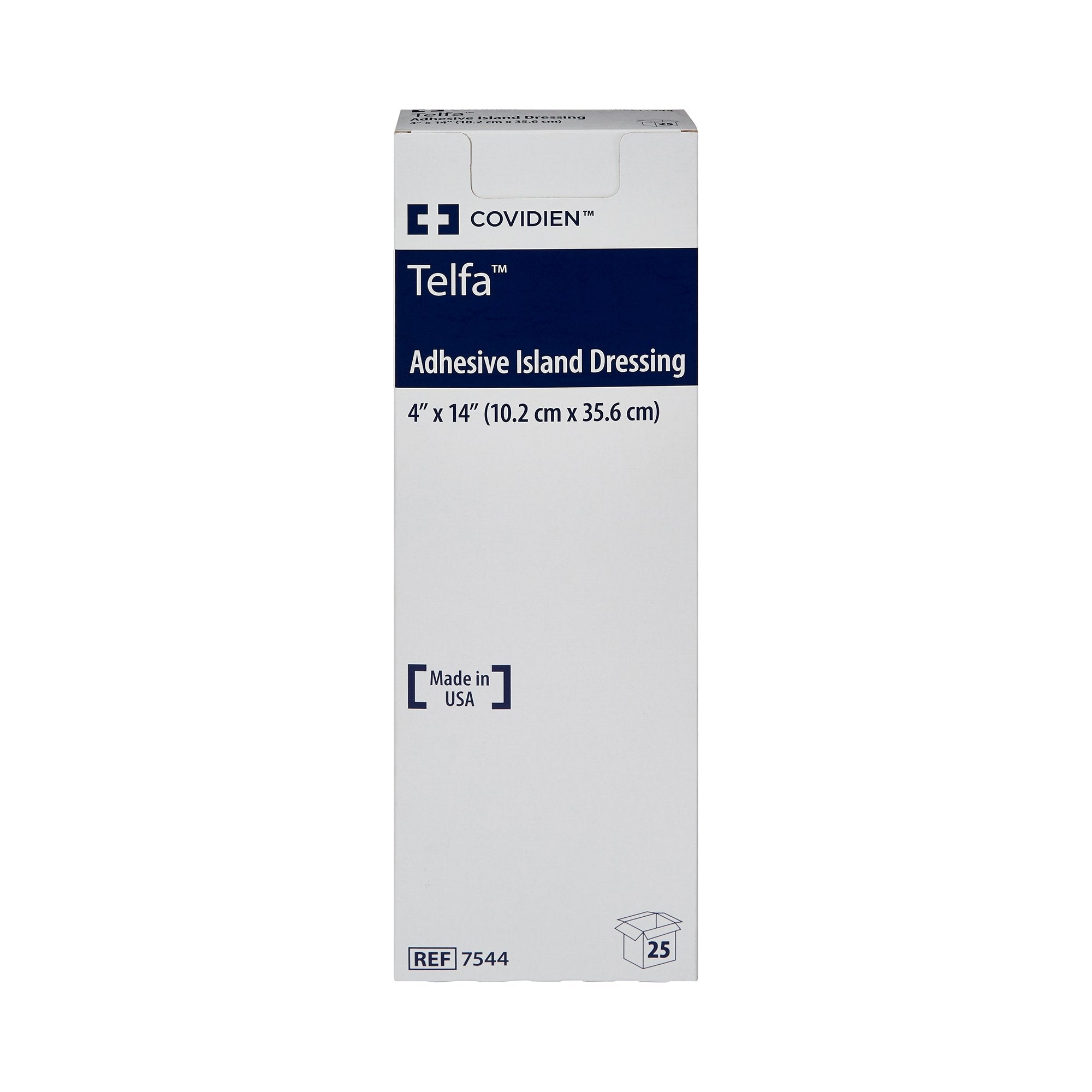 Telfa Island Dressing, 4 x 14 Inch-Island Dressing Telfa 4 X 14 Inch Rectangle Sterile