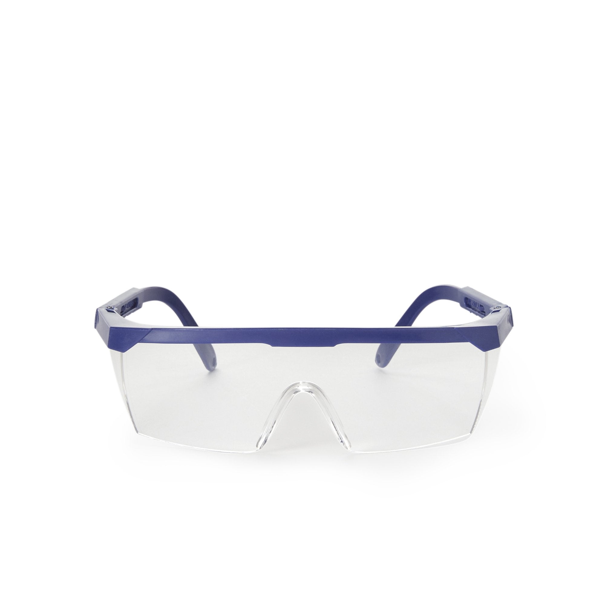 McKesson Protective Eyewear-Protective Glasses McKesson Brand Side Shield Clear Tint Blue / Clear Frame Over Ear One Size Fits Most