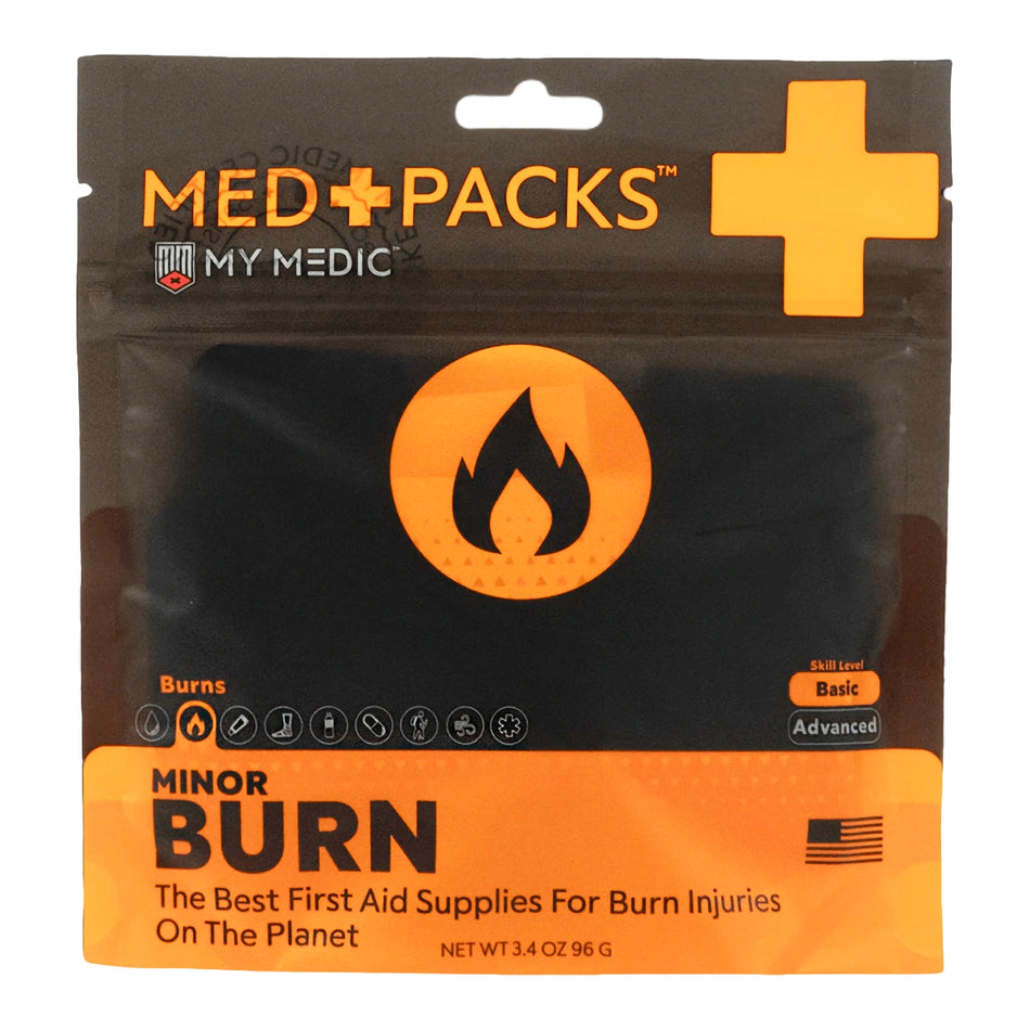 MED PACKS� Minor Burn First Aid Kit-First Aid Kit My Medic� MED PACKS Minor Burn Plastic Pouch