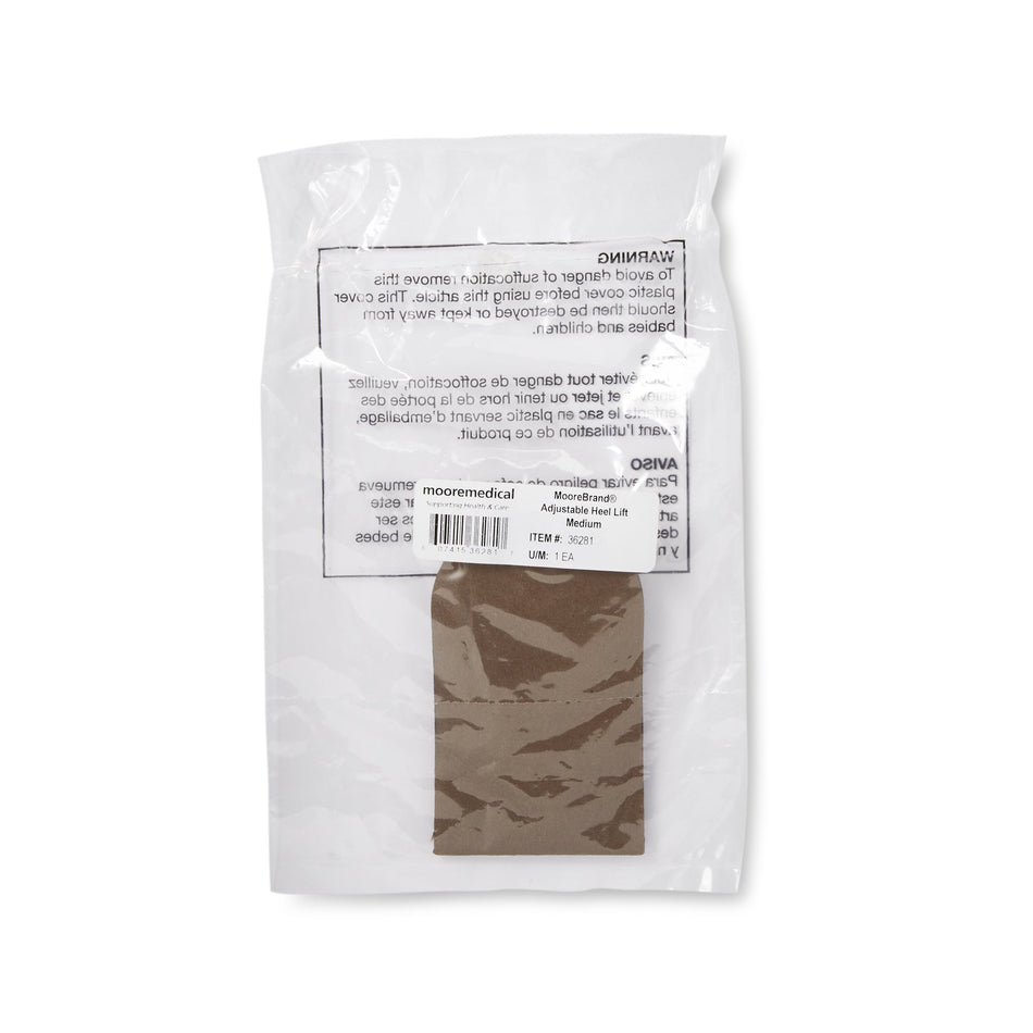 McKesson Heel Lift, Medium-Heel Lift McKesson Suede Top / Foam Core Male 6 to 9 / Female 7 to 11 Passion Mocha