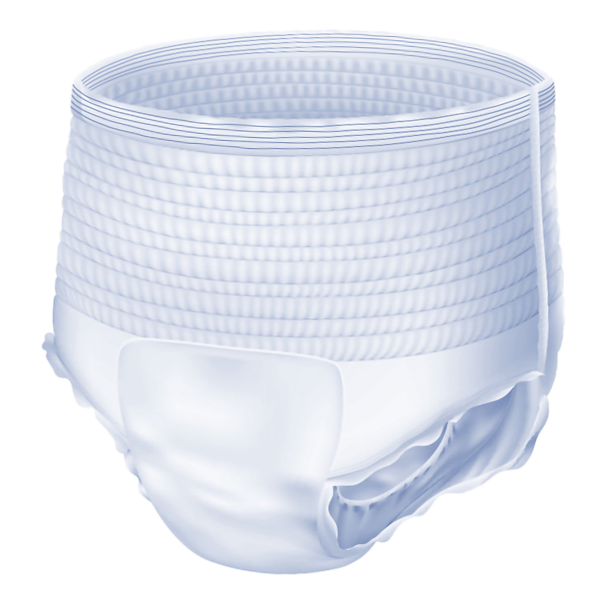 Attends Maximum Absorbent Underwear, Large-Unisex Adult Absorbent Underwear Attends Pull On with Tear Away Seams Large Disposable Heavy Absorbency