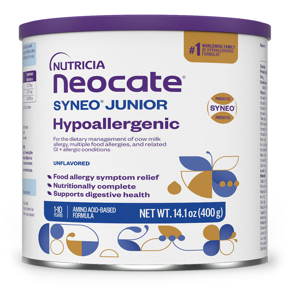Neocate® Syneo® Junior Hypoallergenic Amino Acid–Based Formula, 14.1-ounce can - Nutritionals and Feeding Supplies>Nutriti...