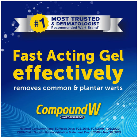 Compound W Wart Remover-Wart Remover Compound W 17% Strength Gel 0.25 oz.