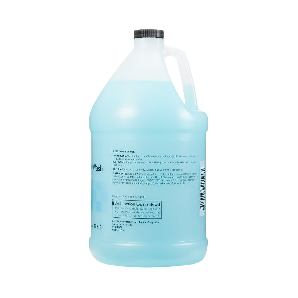 McKesson two-in-one shampoo and Body Wash, Summer Rain Scent, 1 Gallon Jug-Shampoo and Body Wash McKesson 1 gal. Jug Summer Rain Scent