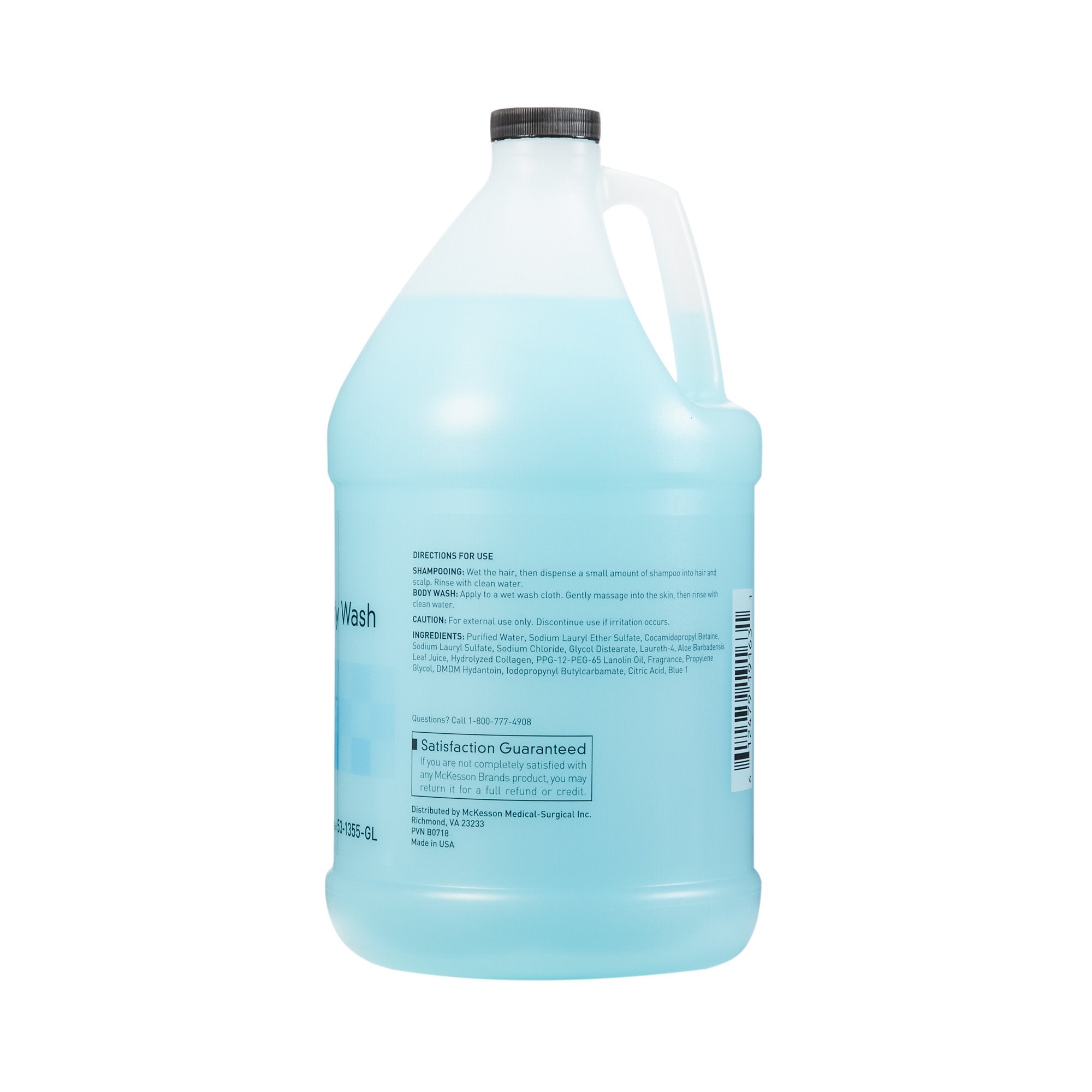 McKesson two-in-one shampoo and Body Wash, Summer Rain Scent, 1 Gallon Jug-Shampoo and Body Wash McKesson 1 gal. Jug Summer Rain Scent