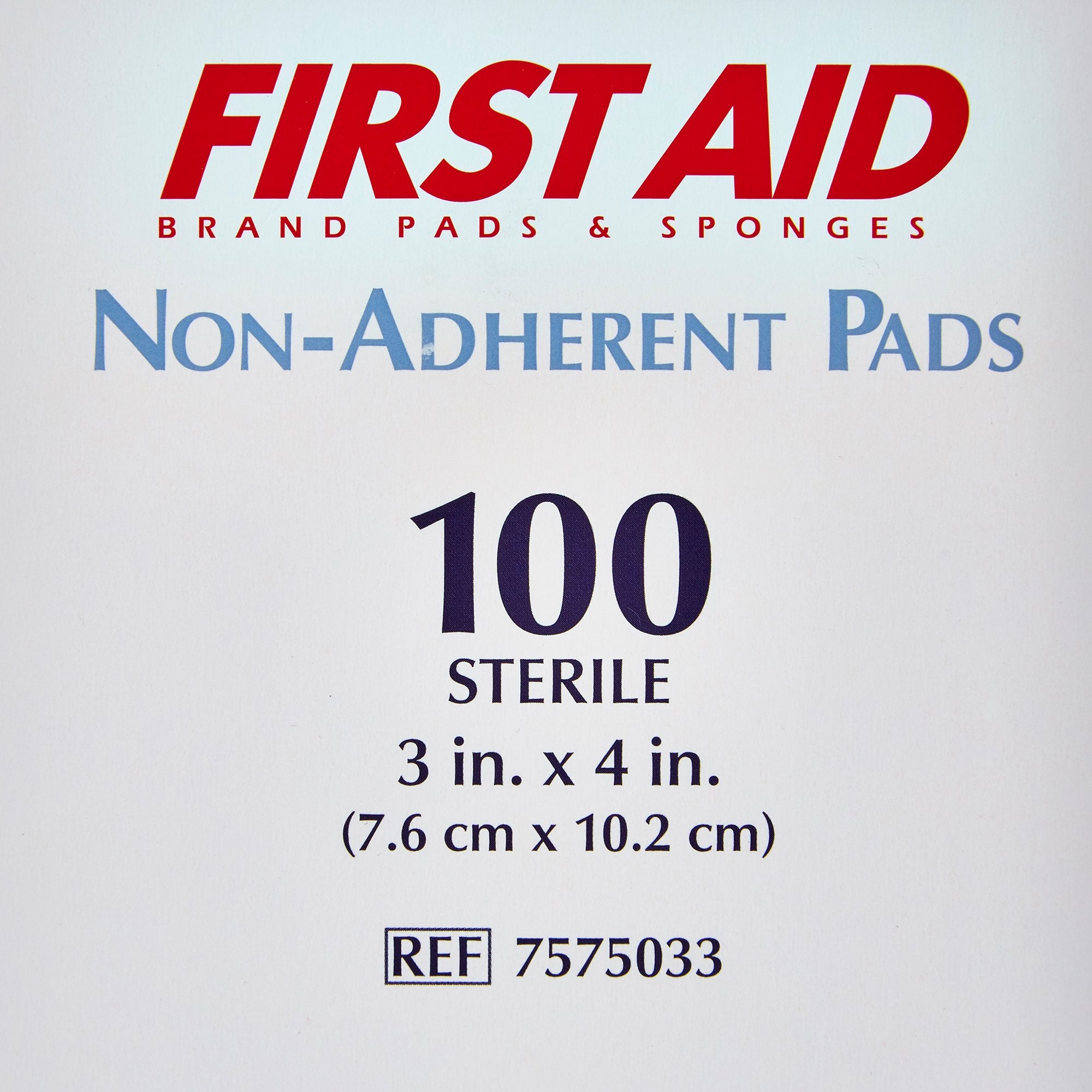 American White Cross Nonadherent Dressing, 3 x 4 Inch-Non-Adherent Dressing American White Cross 3 X 4 Inch Sterile 1 per Pack