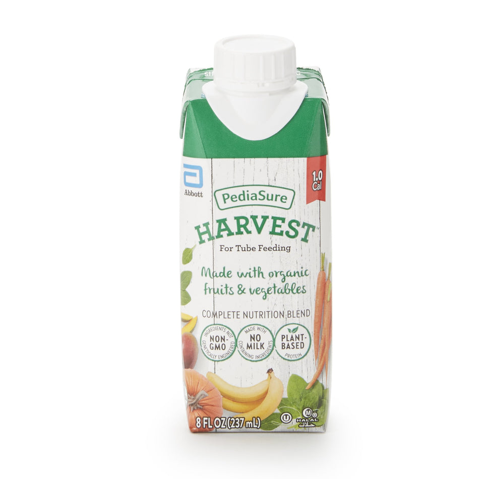PediaSure Harvest Complete Nutrition Blend for Tube Feeding, 8-ounce carton-Pediatric Oral Supplement PediaSure Harvest Vegetable / Fruit Flavor 8 oz. Carton Liquid
