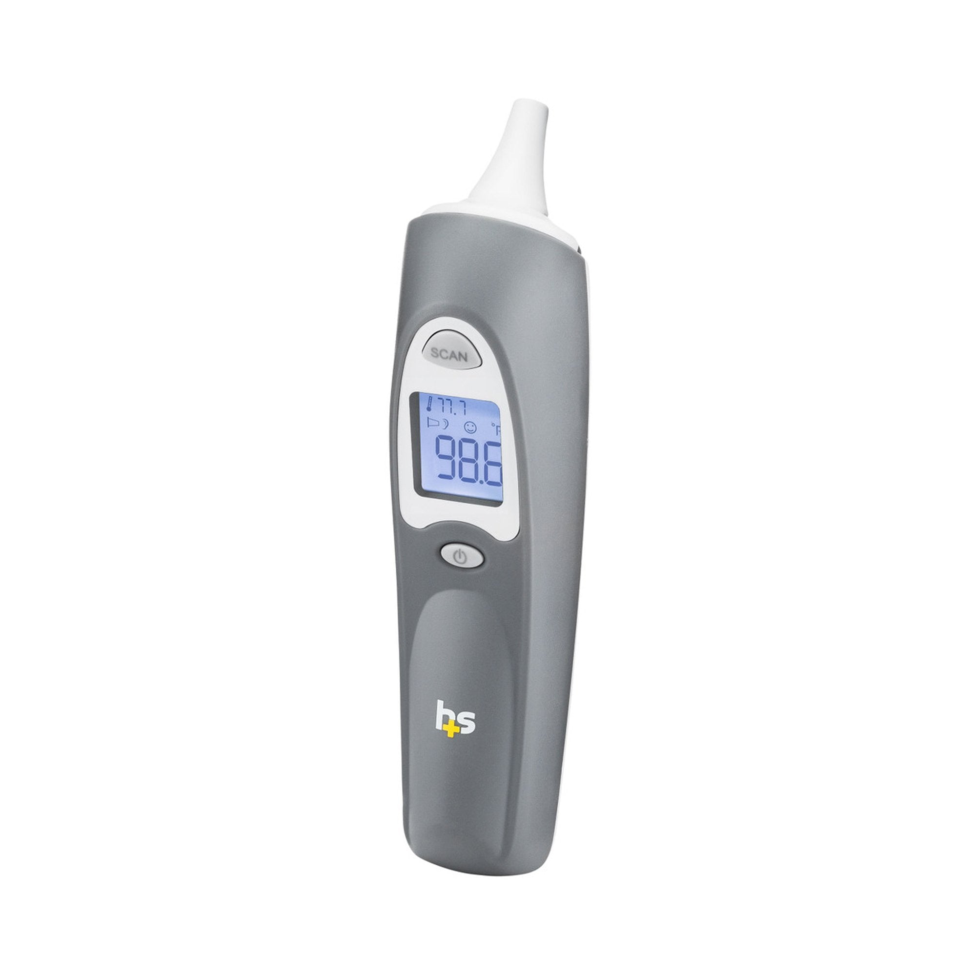 HealthSmart Standard Instant Read Infrared Digital Ear Thermometer-Tympanic Ear Thermometer HealthSmart Ear Probe Handheld