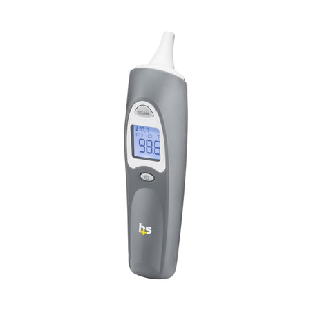 HealthSmart Standard Instant Read Infrared Digital Ear Thermometer-Tympanic Ear Thermometer HealthSmart Ear Probe Handheld