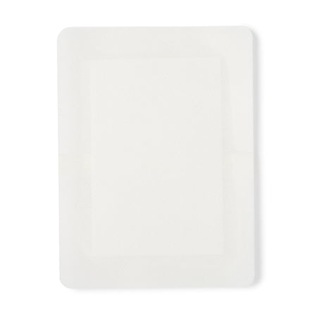 McKesson White Adhesive Dressing, 6 x 8 Inch-Island Dressing McKesson 6 X 8 Inch Rectangle Sterile
