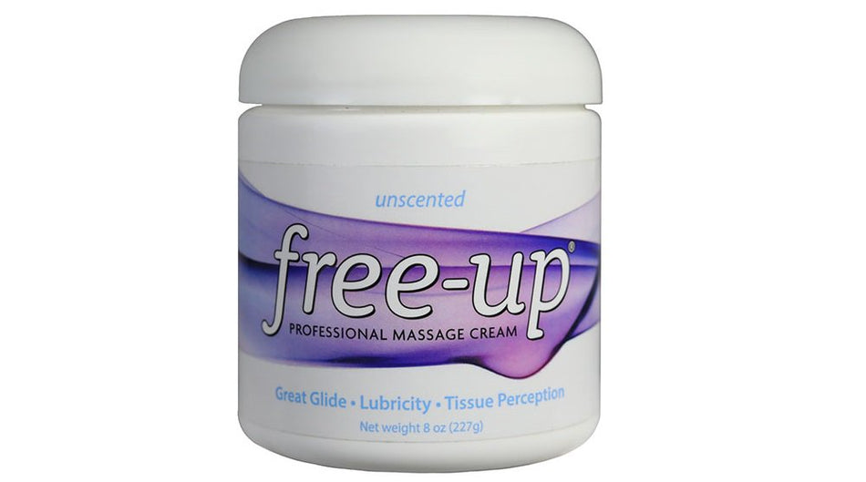 Free-Up� Unscented Massage Cream, 8-ounce jar-Massage Treatment Free-Up� 8 oz. Jar Unscented Cream