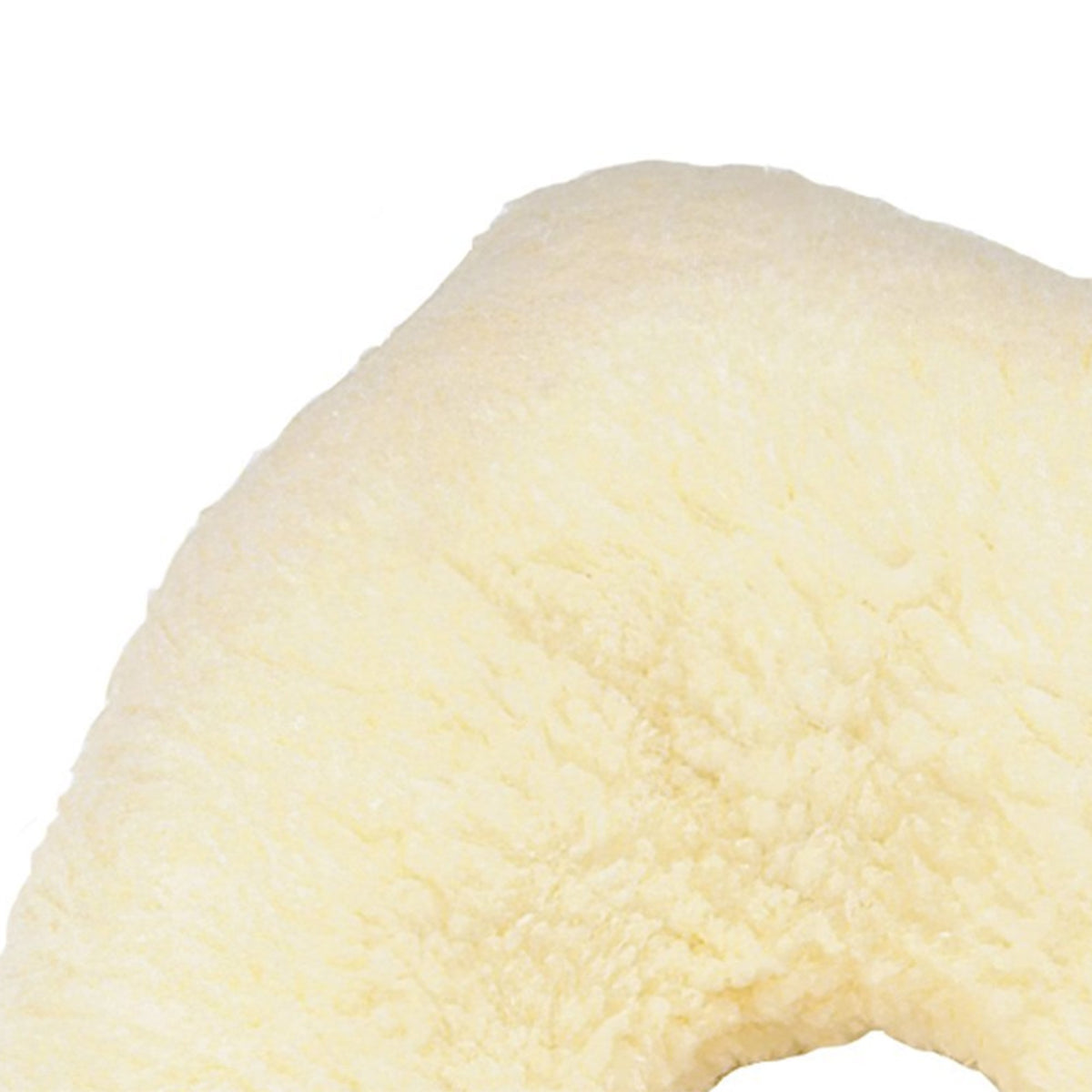 Hermell Products Faux Sherling Travel Neck Pillow-Neck Support Pillow Hermell 13 Inch Depth Polyester Fiber Hook and Loop Strap Fastening