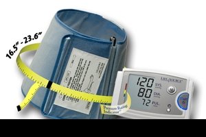 Digital Monitor Blood Pressure Monitor with Cuff-Reusable Blood Pressure Cuff LifeSource 42 to 60 cm Arm Nylon Cuff Extra Large Cuff