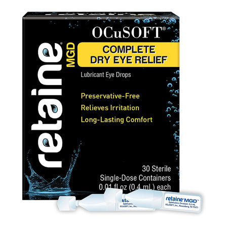 OCuSOFT Retaine MGD Complete Dry Eye Relief Lubricant Eye Drops-Eye Lubricant OCuSOFT Retaine 0.01 oz. Eye Drops