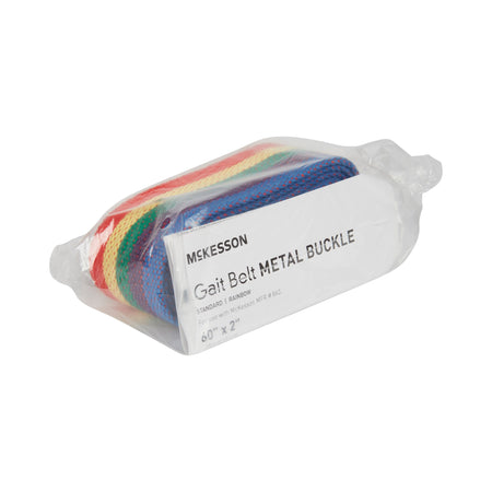 McKesson Rainbow Design Gait Belt, 60 Inch-Gait Belt McKesson 60 Inch Length Rainbow Design