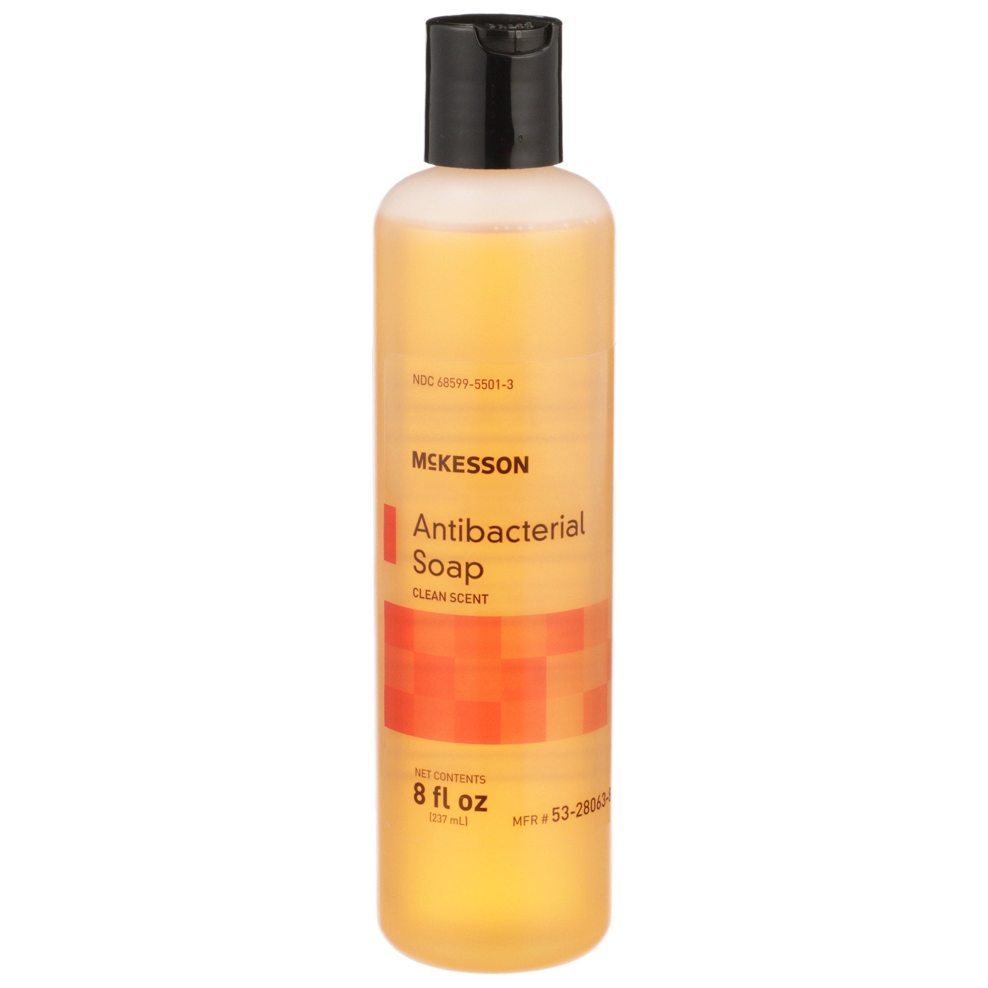 McKesson Clean Scent Antibacterial Soap, 8-ounce bottle-Antibacterial Soap McKesson Liquid 8 oz. Bottle Clean Scent