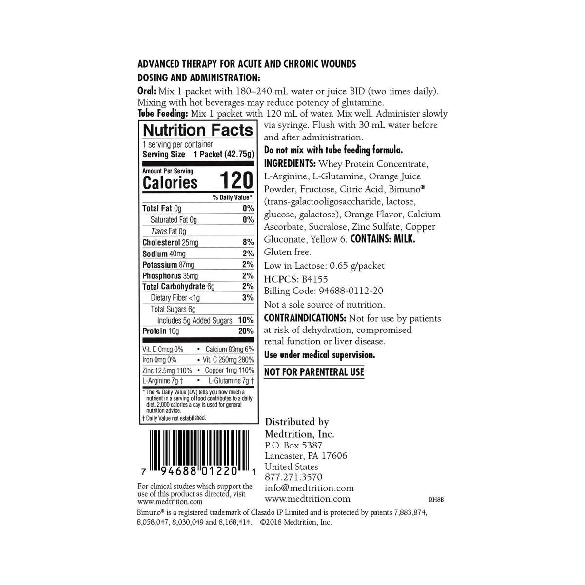 ArgiMent® AT Orange Crème Medical Food for Acute and Chronic Wounds - Nutritionals and Feeding Supplies>Nutritionals>Oral...