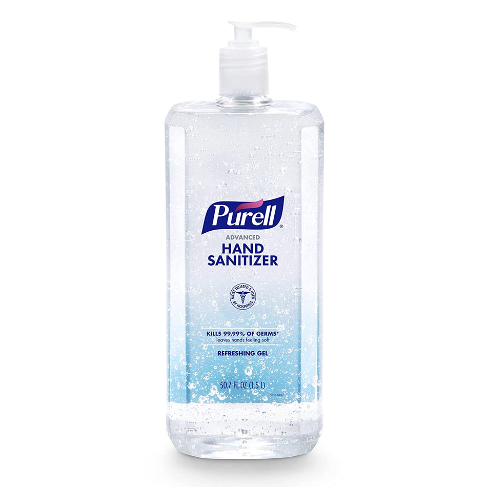 PURELL� Advanced Hand Sanitizer-Hand Sanitizer Purell� Advanced 1.5 Liter Ethyl Alcohol Gel Pump Bottle