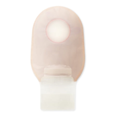 Pouchkins Two-Piece Drainable Transparent Ostomy Pouch, 6 Inch Length, 1 Inch Flange-Ostomy Pouch Pouchkins Two-Piece System 6-1/2 Inch Length Drainable