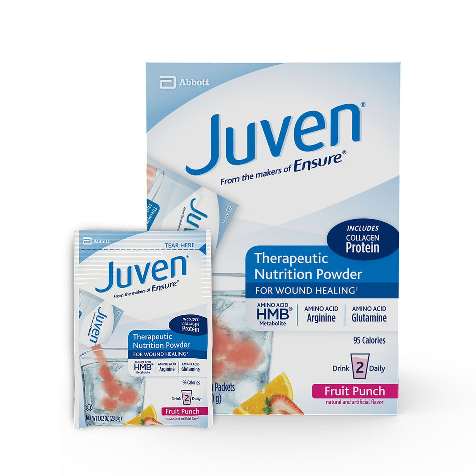 Juven Fruit Punch Therapeutic Nutrition Powder for Wound Healing-Oral Supplement Juven Fruit Punch Flavor Powder 1.01 oz. Individual Packet