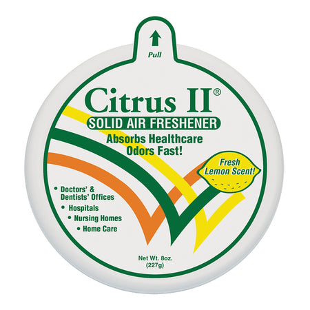 Citrus II Solid Air Freshener, Original Scent, 8 oz.-Air Freshener Citrus II Solid 8 oz. Box Fresh Lemon Scent