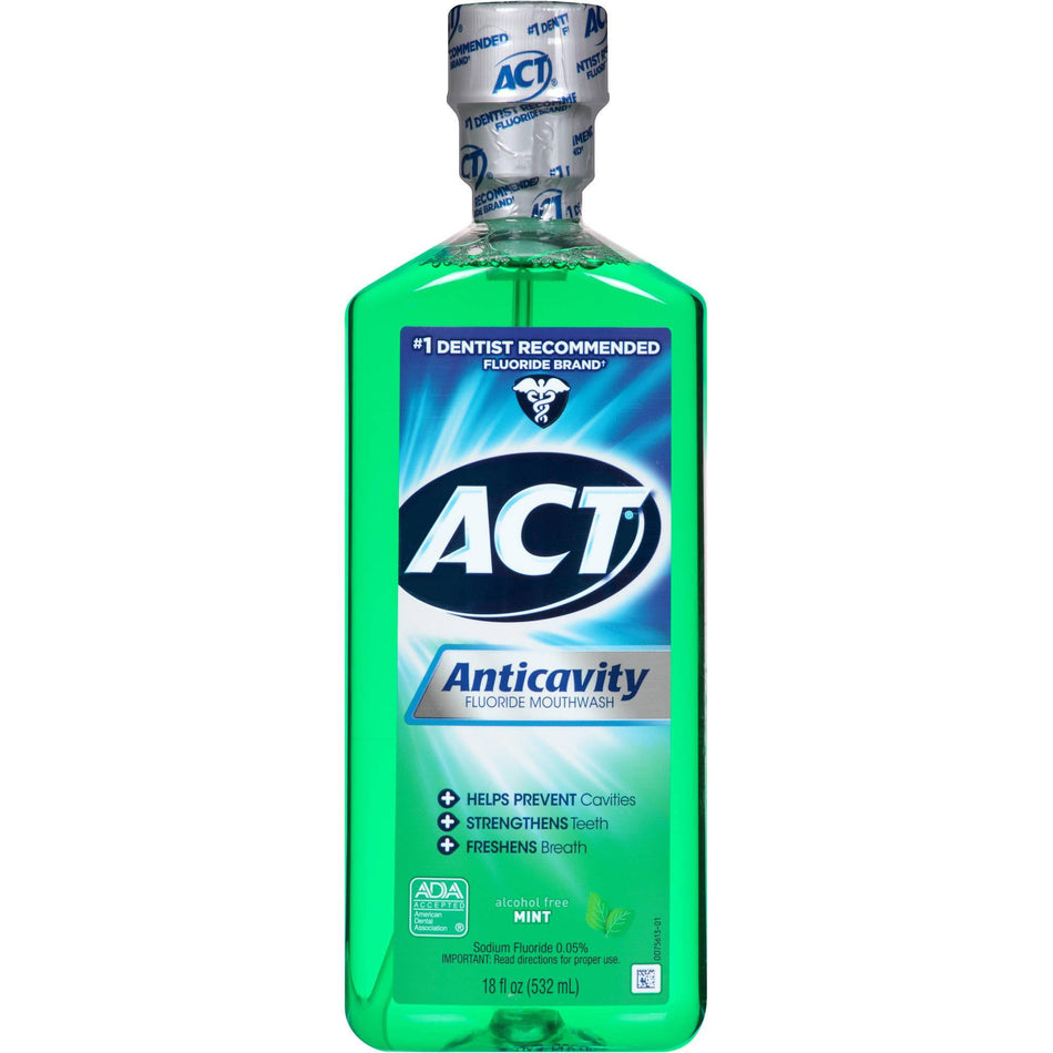 Act� Fluoride Rinse-Flouride Rinse Act� 18 oz. Mint Flavor