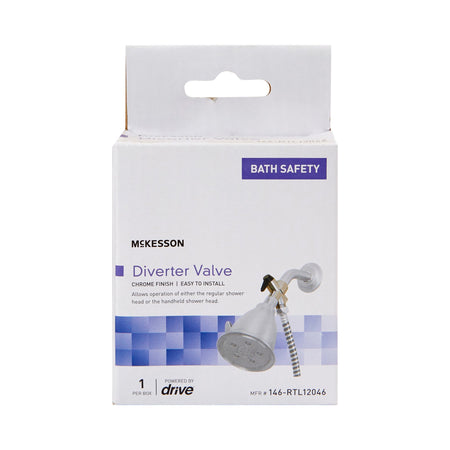McKesson Diverter Valve for Handheld Shower Spray or Shower Massager-Diverter Valve McKesson For Handheld Shower Spray or Shower Massager