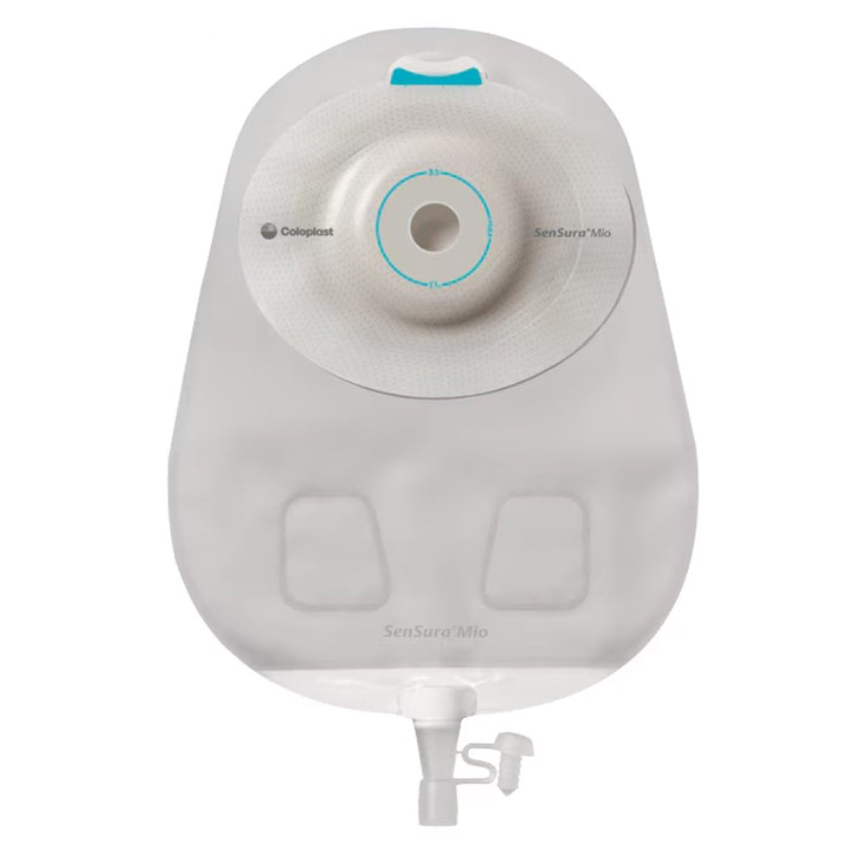 Urostomy Pouch SenSura® Mio Convex One-Piece System 10-1/2 Inch Length, Maxi Convex Light, Pre-Cut 13/16 Inch Stoma Drainable