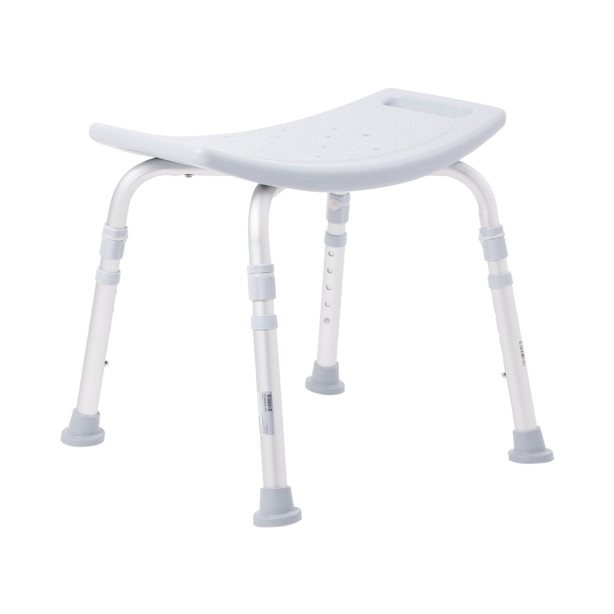 McKesson Aluminum Bath Bench Without Backrest, 15 19 Inch, Gray-Bath Bench McKesson Without Arms Aluminum Frame Without Backrest 19-1/4 Inch Seat Width 300 lbs. Weight Capacity