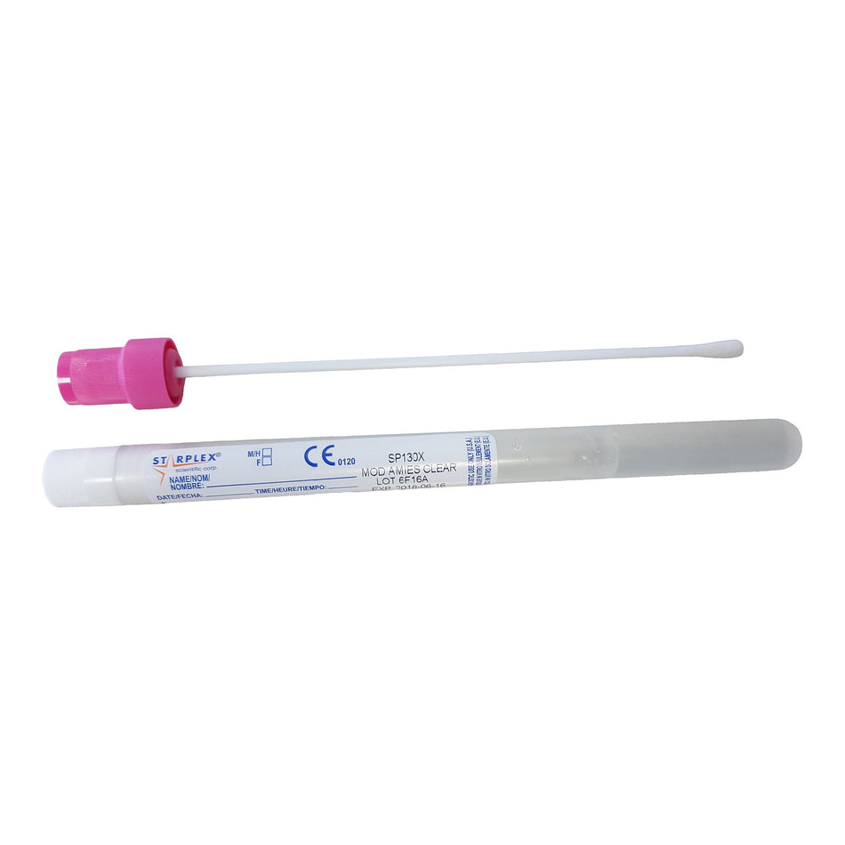 Starswab II Specimen Collection and Transport System with Amies Agar Gel without Charcoal Additive-Starswab II Specimen Collection and Transport System 6 Inch Length Sterile