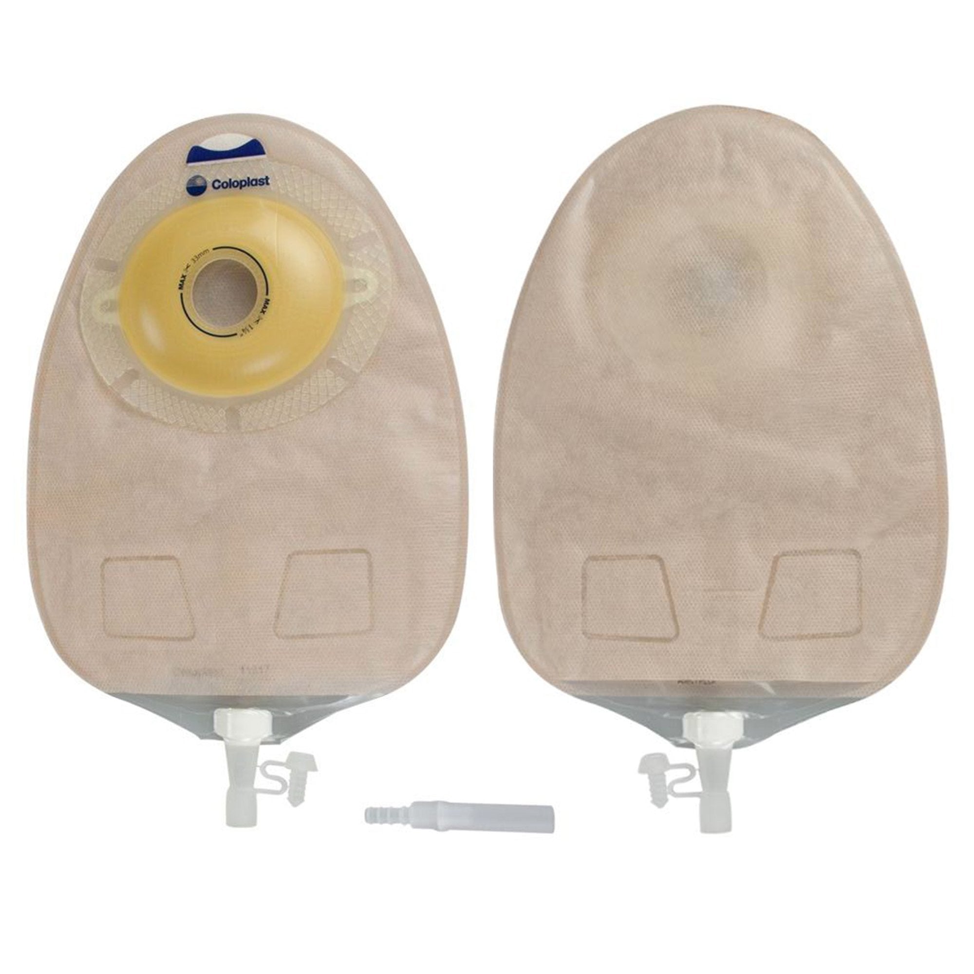 SenSura One-Piece Drainable Opaque Urostomy Pouch, 10-3/8 Inch Length, 1 Inch Stoma-"Urostomy Pouch SenSura One-Piece System 10-3/8 Inch Length, Maxi Convex Light, Pre-Cut 1-1/4 Inch Stoma Drainable"