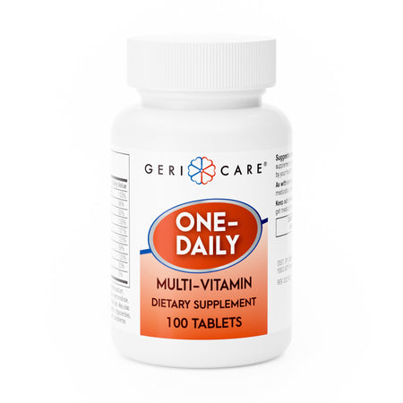 Geri-Care Multivitamin Supplement-Multivitamin Supplement Geri-Care Tablet 100 per Bottle