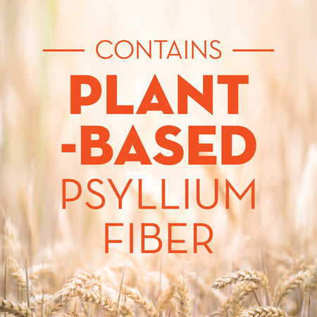 Metamucil Psyllium Husk Fiber Supplement-Fiber Supplement Metamucil Orange Flavor Powder 15 oz. 3.4 Gram Strength Psyllium Husk