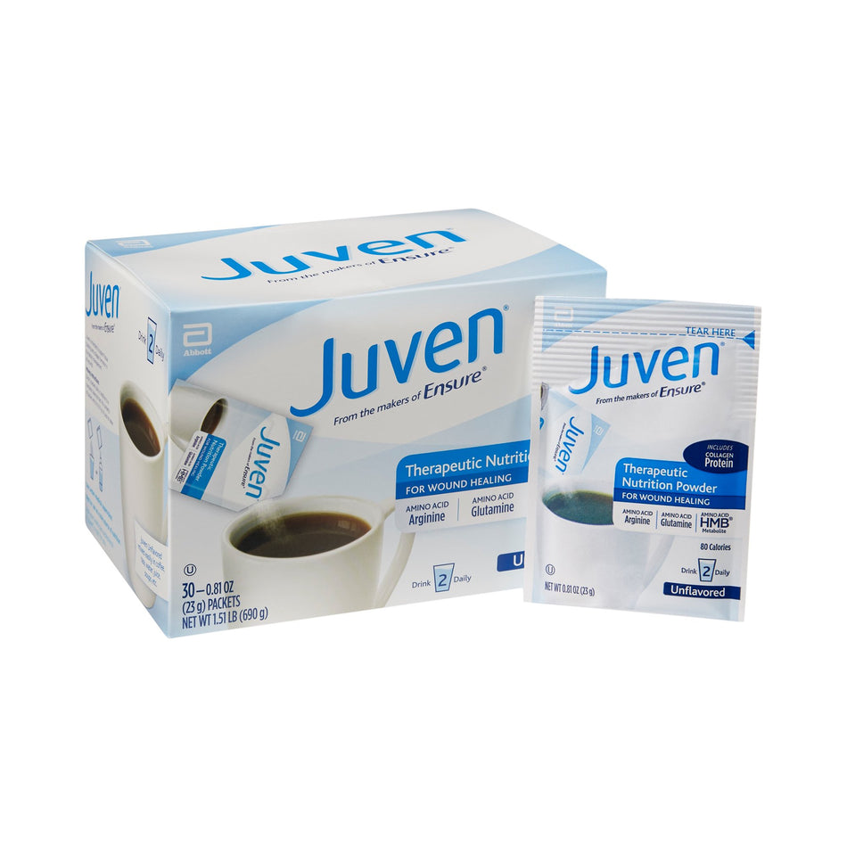 Juven Arginine/Glutamine Therapeutic Nutrition Powder-Oral Supplement Juven Unflavored Powder 0.81 oz. Individual Packet