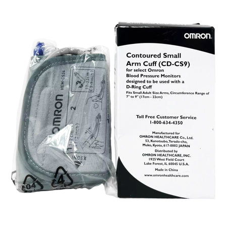 Omron Blood Pressure Cuff-Reusable Blood Pressure Cuff Omron 17 to 22.8 cm Arm Nylon Cuff Small Cuff