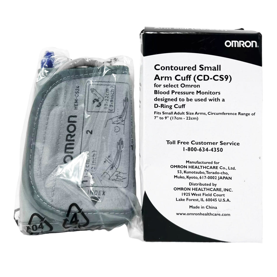 Omron Blood Pressure Cuff-Reusable Blood Pressure Cuff Omron 17 to 22.8 cm Arm Nylon Cuff Small Cuff