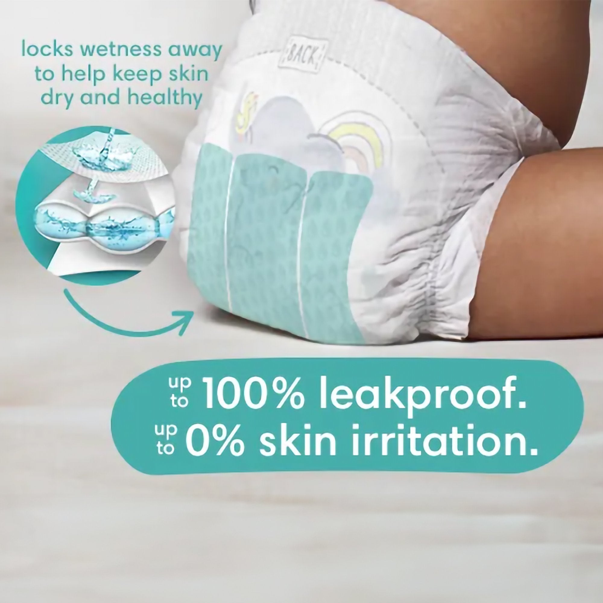 Pampers Swaddlers Baby Diapers, Size 0-Unisex Baby Diaper Pampers Swaddlers Newborn Disposable Heavy Absorbency