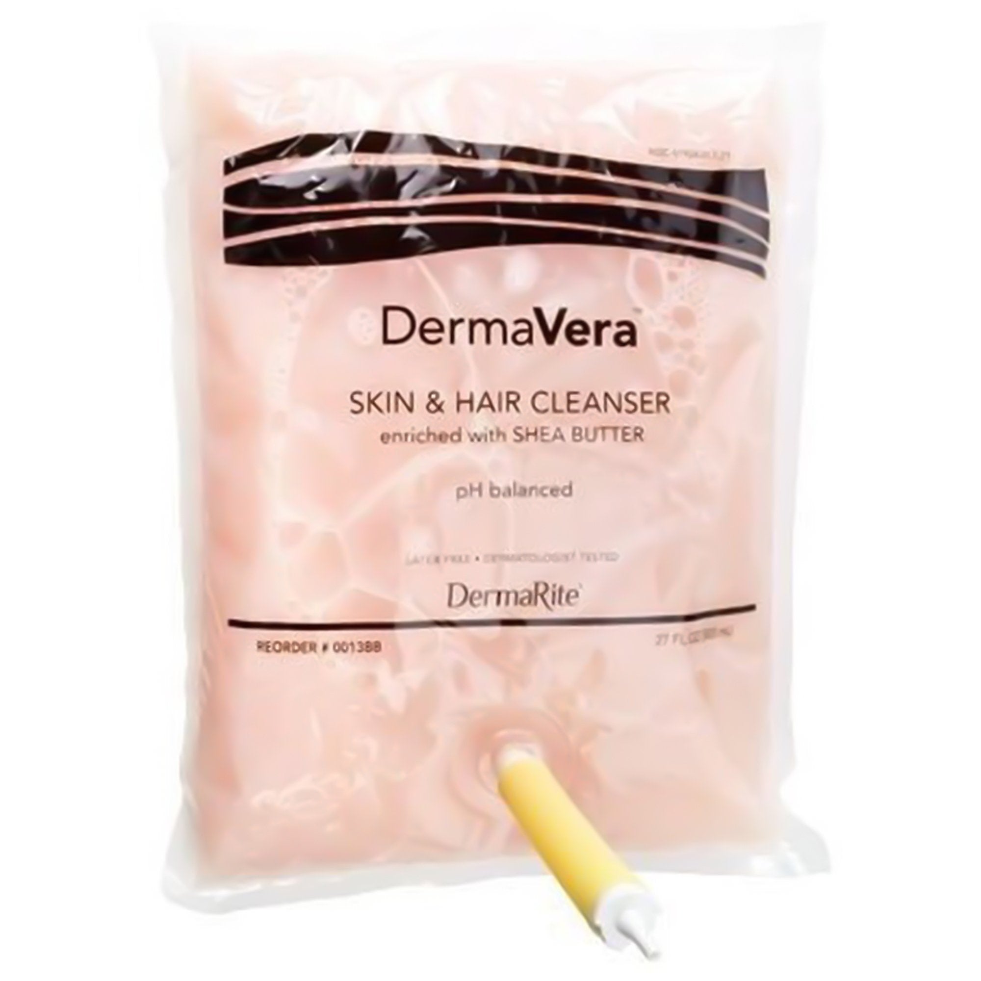 DermaVera Shampoo and Body Wash 800 mL Dispenser Refill Bag-Shampoo and Body Wash DermaVera 800 mL Dispenser Refill Bag Scented