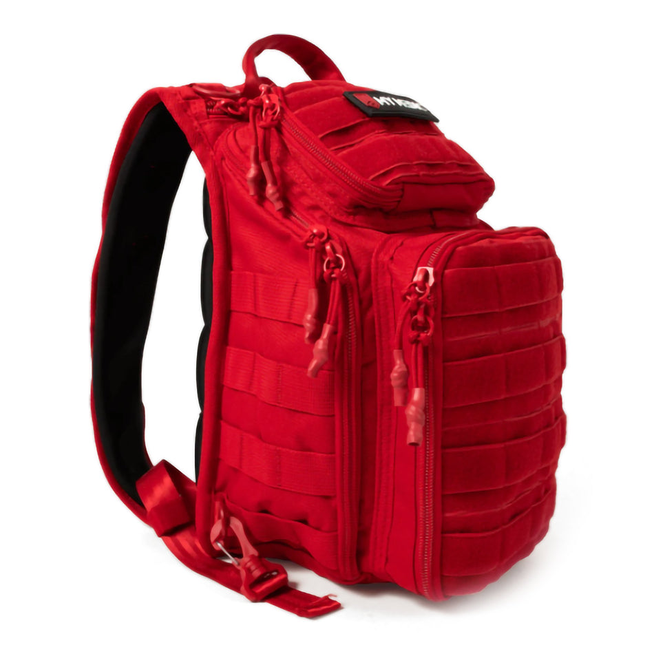 My Medic Recon First Aid Kit Backpack with Emergency Medical Supplies - Red-First Aid Kit My Medic� RECON Standard Red Nylon Backpack