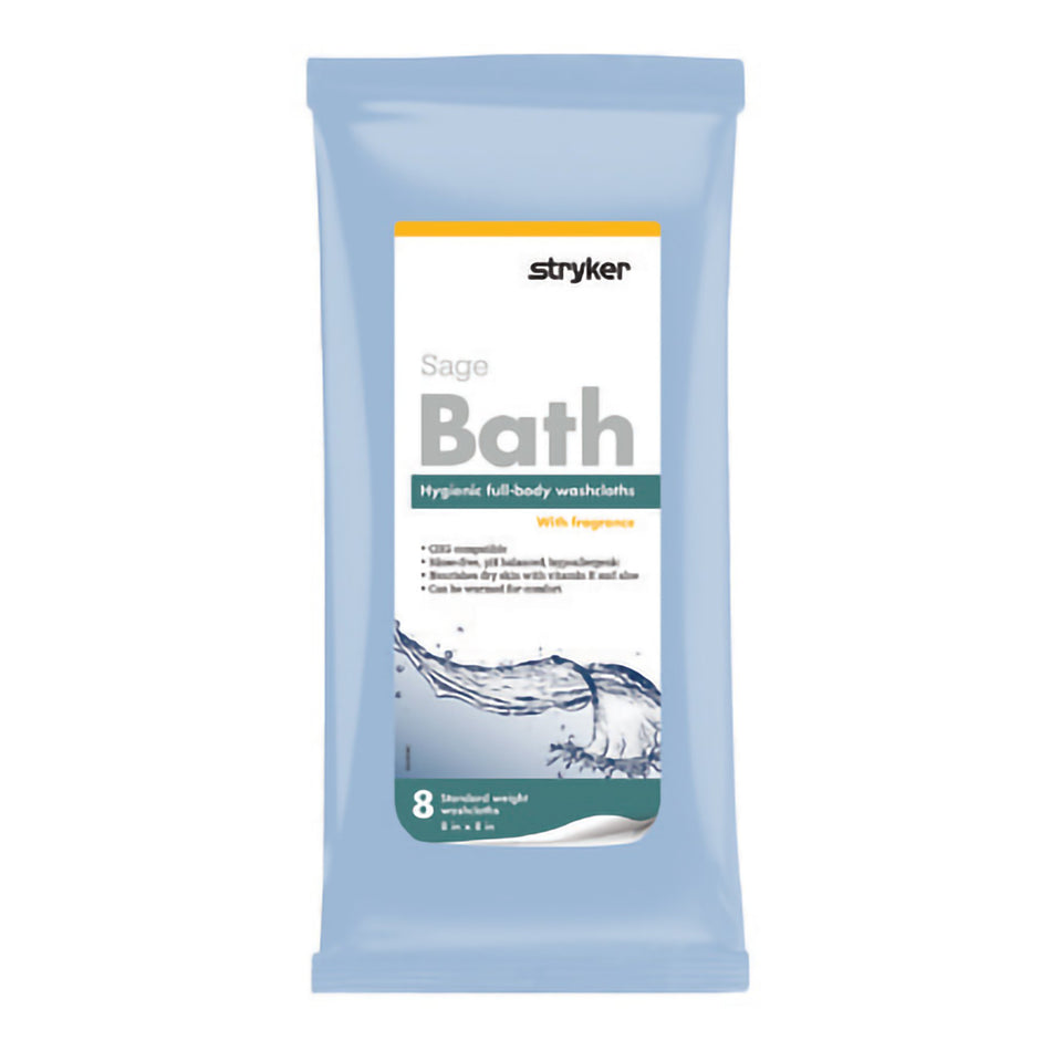 Sage Comfort Bath® Rinse-Free Bath Wipe, Scented - Personal Hygiene>Skin Care>Personal Wipes - Sage Products