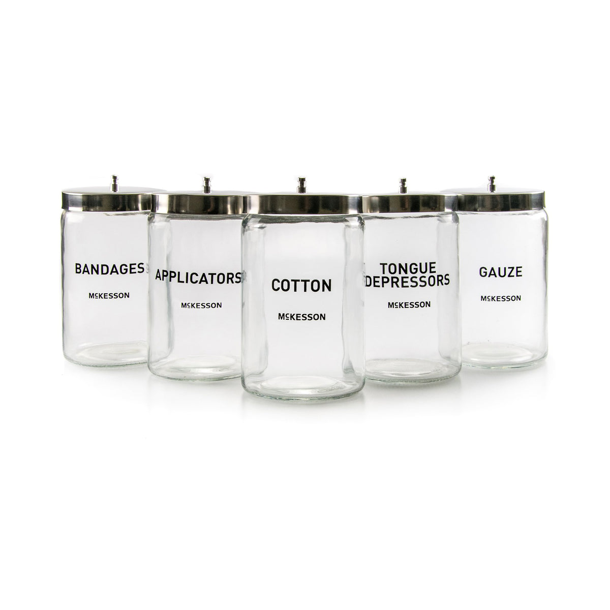 McKesson Sundry Jar-Sundry Jar McKesson 4-1/4 X 7 Inch Glass Clear