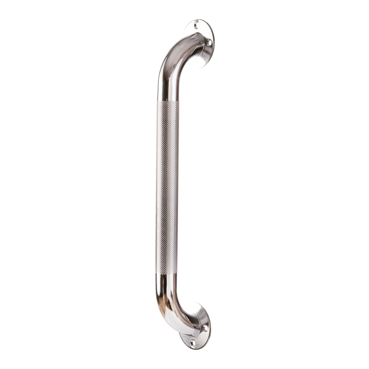 DMI Grab Bar, 16 Inch Length-Bathtub Grab Bar DMI Silver Knurled Steel