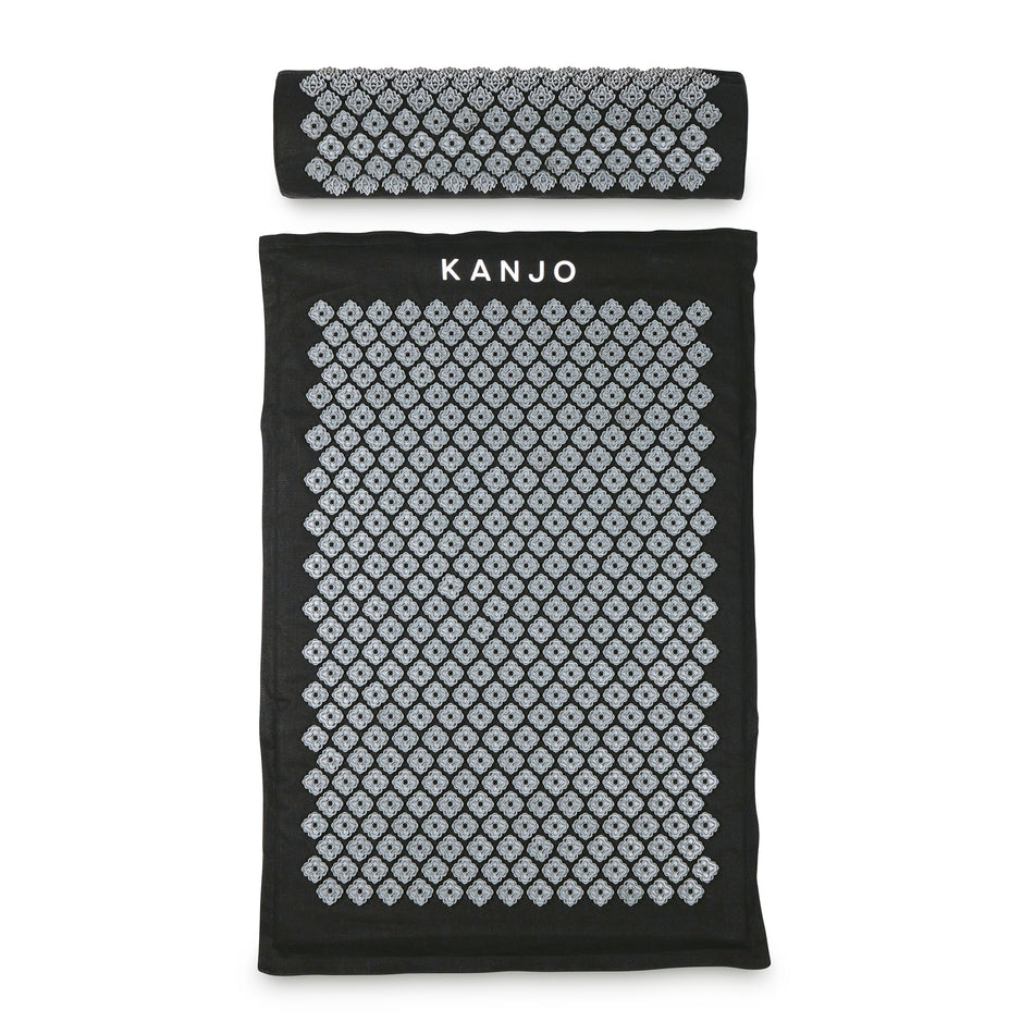 Kanjo Memory Foam Acupressure Mat Set, Large Size-Acupressure Mat Set Kanjo Mat: 24 X 34 Inch / Pillow: 6 X 22 Inch