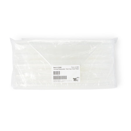 Narrow Graduated Medicine Cup, 30 mL-Medicine Cup Narrow 1 oz. Clear Plastic Disposable NonSterile