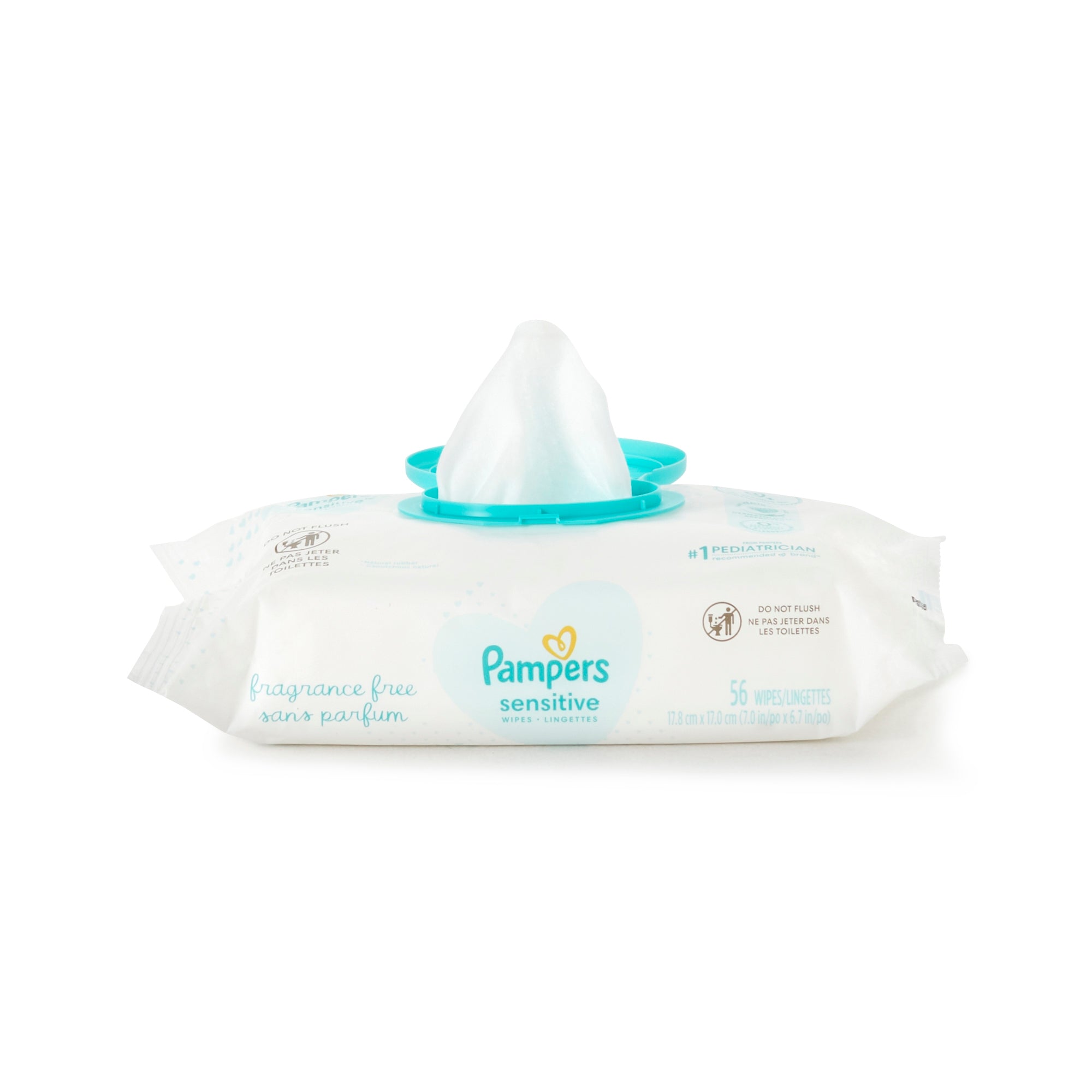 Pampers� Sensitive� Wipes-Baby Wipe Pampers� Sensitive Soft Pack Unscented 56 Count