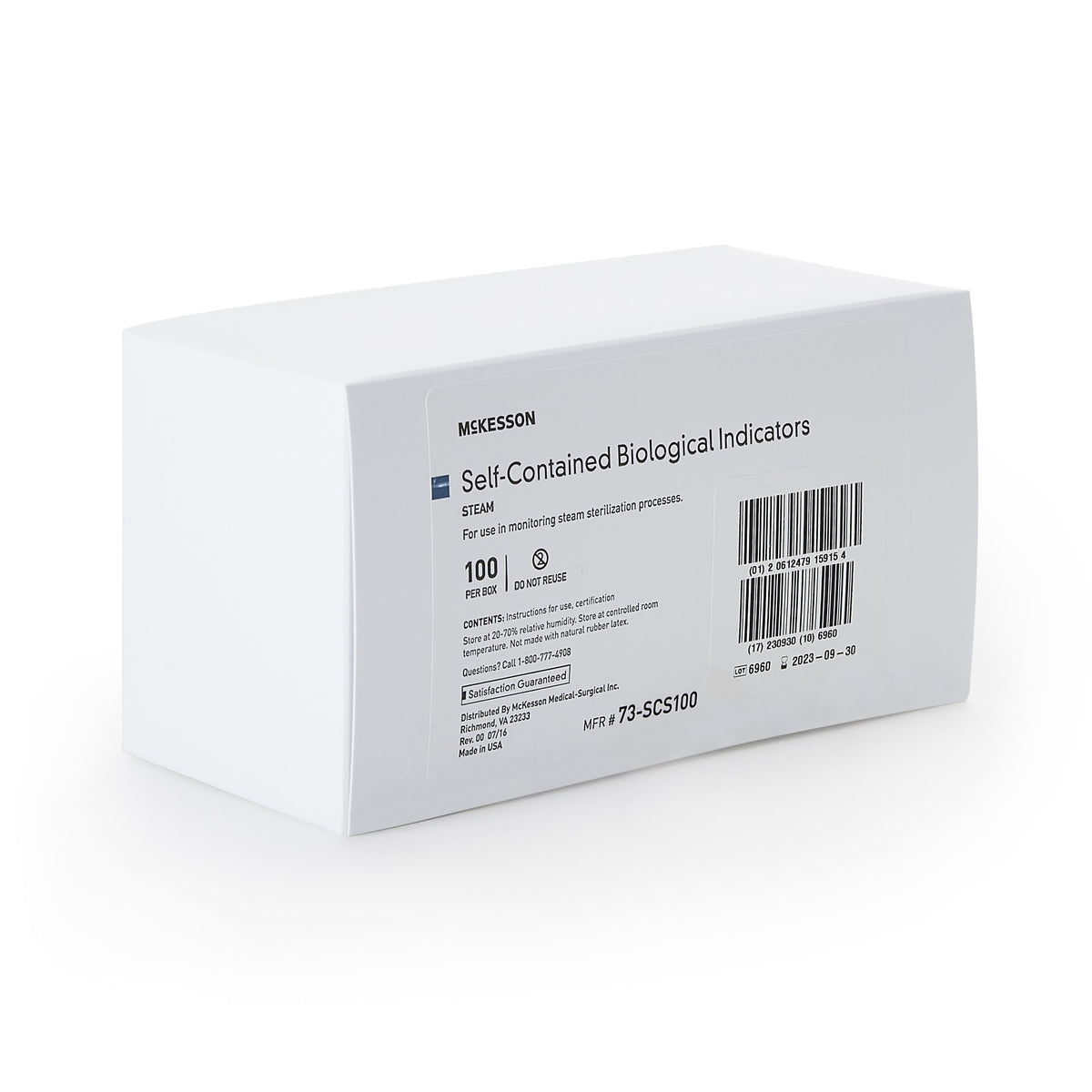 McKesson Sterilization Biological Indicator Vial-McKesson Sterilization Biological Indicator Vial Steam