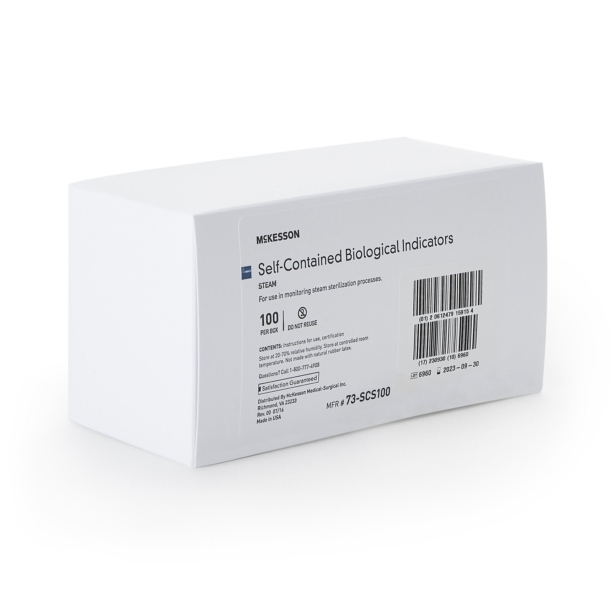 McKesson Sterilization Biological Indicator Vial-McKesson Sterilization Biological Indicator Vial Steam