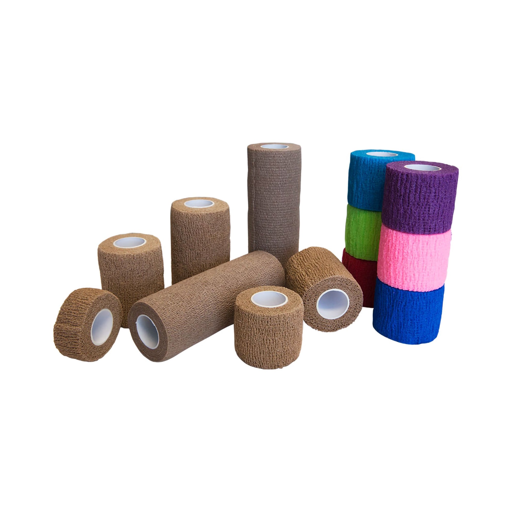 Cohesive Bandage Premier Pro™ 2 Inch X 5 Yard Self-Adherent Closure Assorted Colors NonSterile Standard Compression - Woun...
