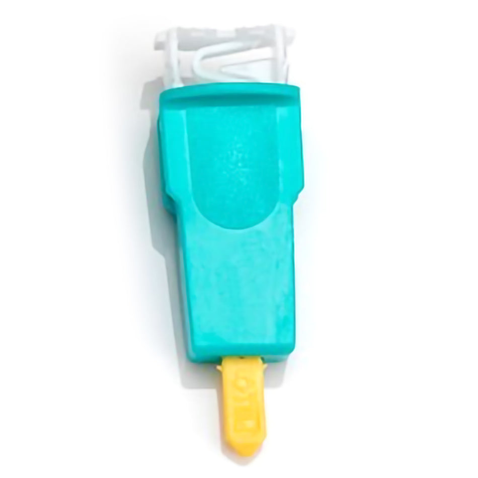 Capiject Safety Lancet-Safety Lancet Capiject 1.5 mm Blade Retractable Push Button Activation Finger