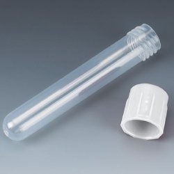 Globe Scientific Test Tube, 5 mL, 12 x 75 mm-Test Tube Plain 5 mL Screw Cap Polypropylene Tube